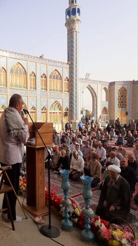 تصاویر/ اقامه نماز عید قربان درآران وبیدگل