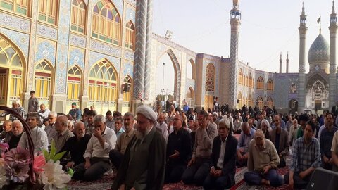 تصاویر/ اقامه نماز عید قربان درآران وبیدگل