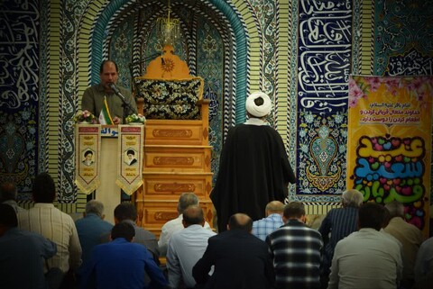 تصاویر/ نماز عید قربان در اهرم