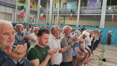 تصاویر/ نماز عید قربان در رابر