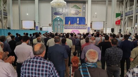 تصاویر/ نماز عید قربان در رابر