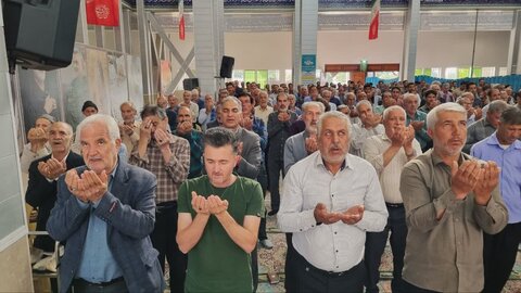 تصاویر/ نماز عید قربان در رابر