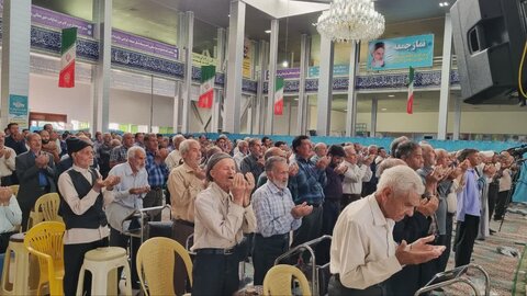 تصاویر/ نماز عید قربان در رابر