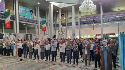 تصاویر/ نماز عید قربان در رابر