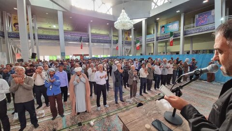 تصاویر/ نماز عید قربان در رابر