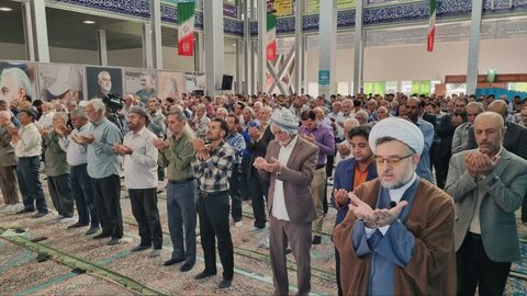 تصاویر/ نماز عید قربان در رابر