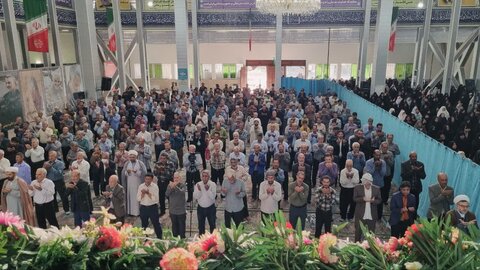 تصاویر/ نماز عید قربان در رابر