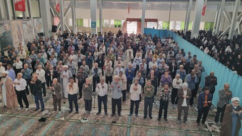 تصاویر/ نماز عید قربان در رابر