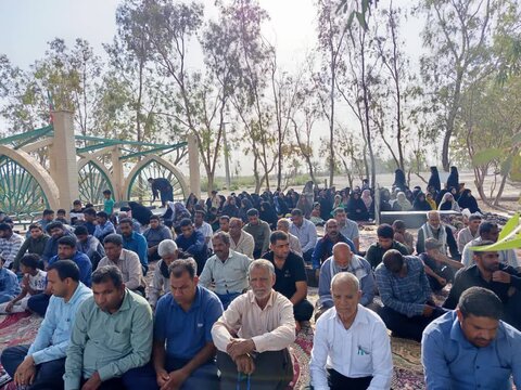 تصاویر/ نماز عید قربان در بخش اسماعیلی