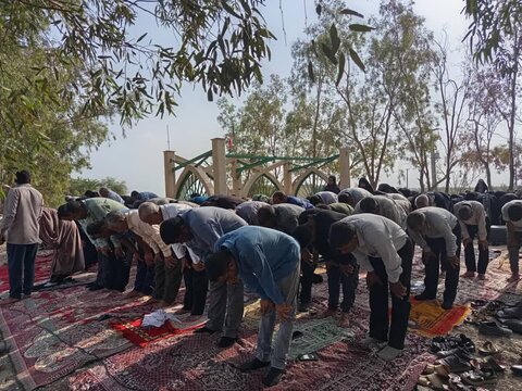 تصاویر/ نماز عید قربان در بخش اسماعیلی