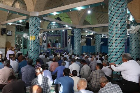 تصاویر/ نماز عید قربان در انار