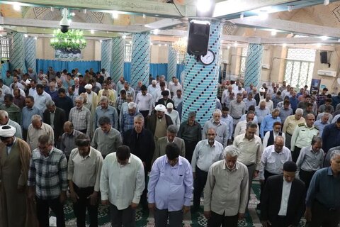 تصاویر/ نماز عید قربان در انار