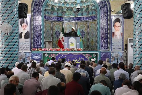 تصاویر/ نماز عید قربان در انار