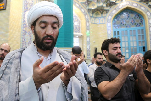 تصاویر/ اقامه نماز عید قربان در مسجد مقدس جمکران