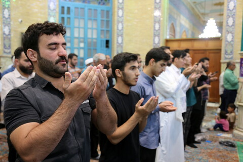 تصاویر/ اقامه نماز عید قربان در مسجد مقدس جمکران