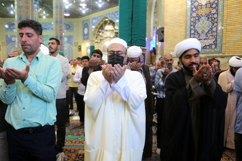 تصاویر/ اقامه نماز عید قربان در مسجد مقدس جمکران
