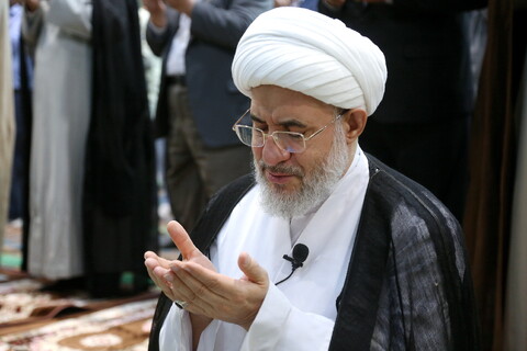 تصاویر/ اقامه نماز عید قربان در مسجد مقدس جمکران