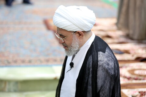 تصاویر/ اقامه نماز عید قربان در مسجد مقدس جمکران