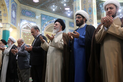تصاویر/ اقامه نماز عید قربان در مسجد مقدس جمکران