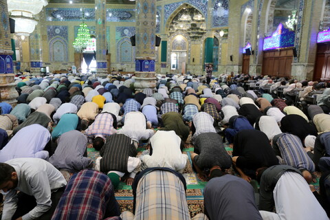 تصاویر/ اقامه نماز عید قربان در مسجد مقدس جمکران