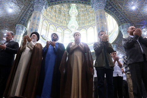 تصاویر/ اقامه نماز عید قربان در مسجد مقدس جمکران