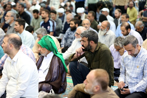 تصاویر/ اقامه نماز عید قربان در مسجد مقدس جمکران