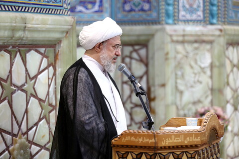 تصاویر/ اقامه نماز عید قربان در مسجد مقدس جمکران