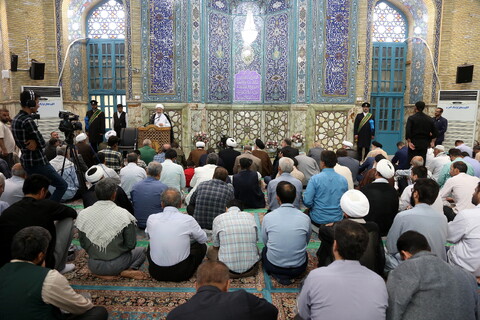 تصاویر/ اقامه نماز عید قربان در مسجد مقدس جمکران