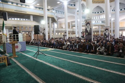 عکس/ اقامه نماز عید قربان در زنجان