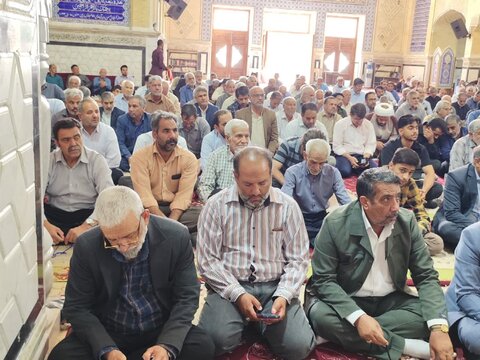 تصاویر/ نماز عید قربان در بم