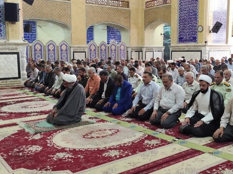 تصاویر/ نماز عید قربان در بم