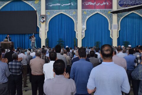 تصاویر/ نماز عید قربان در شهربابک