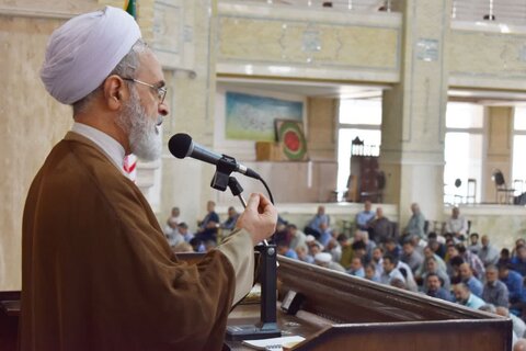 تصاویر/ نماز عید قربان به امامت آیت الله اعرافی در میبد