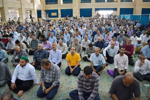 تصاویر/ نماز عید قربان به امامت آیت الله اعرافی در میبد