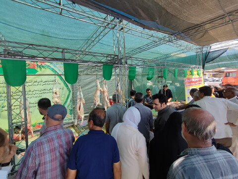 تصاویر/  محل عرضه و ذبح شرعی و بهداشتی دام در روز عید قربان