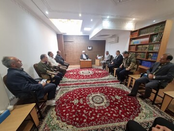 تصاویر/ دیدار مدیرکل و کارکنان منابع طبیعی استان سمنان با نماینده ولی فقیه در استان