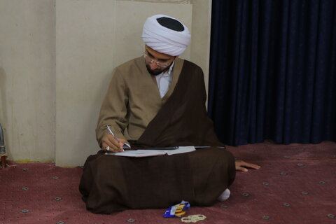برگزاری امتحان شفاهی در مدرسه آیت الله آخوند (ره)