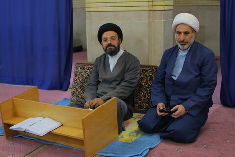 برگزاری امتحان شفاهی در مدرسه آیت الله آخوند (ره)