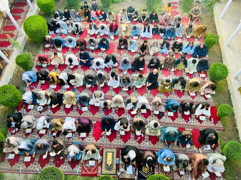 جامعۃ النجف سکردو میں دعائے عرفہ کی روح پرور محفل