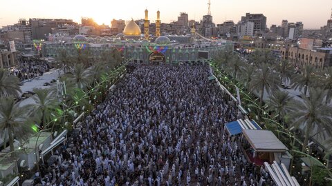 اقامه نماز عید قربان در بین الحرمین کربلای معلی