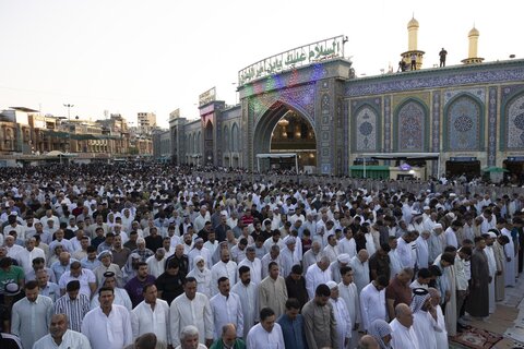 اقامه نماز عید قربان در بین الحرمین کربلای معلی