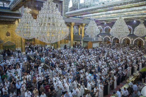برگزاری نماز عید سعید قربان در حرم حضرت اباالفضل العباس (علیه السلام)