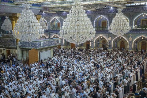 برگزاری نماز عید سعید قربان در حرم حضرت اباالفضل العباس (علیه السلام)