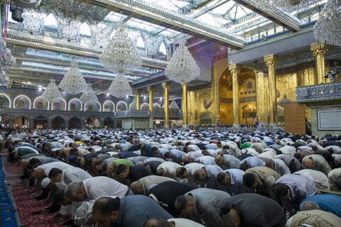 برگزاری نماز عید سعید قربان در حرم حضرت اباالفضل العباس (علیه السلام)