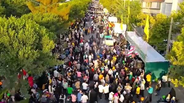 برگزاری میهمانی دو کیلومتری غدیر در بروجرد