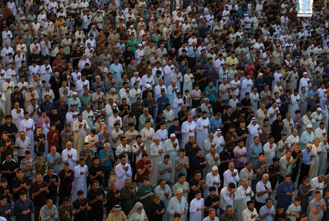 برگزاری نماز عید قربان در حرم امامین کاظمین (علیهما السلام)