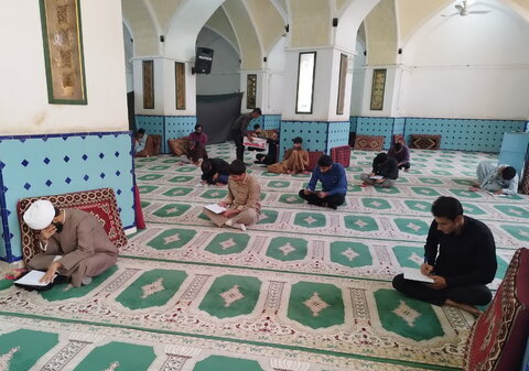 تصاویر/ امتحانات نهایی طلاب مدرسه علمیه آیت‌الله مدنی کاشانی(ره)