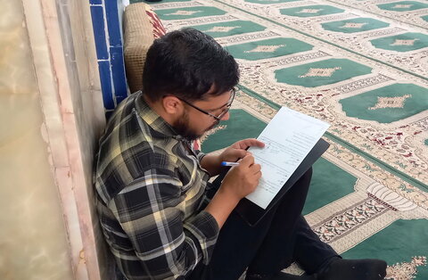 تصاویر/ امتحانات نهایی طلاب مدرسه علمیه آیت‌الله مدنی کاشانی(ره)