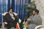 भारत मे जामेअतुल मुस्तफा के प्रतिनिधि ने मौलाना सय्यद कल्बे जवाद नकवी से मुलाकात कर भारत में मदरसों के गुणात्मक विकास पर चर्चा की
