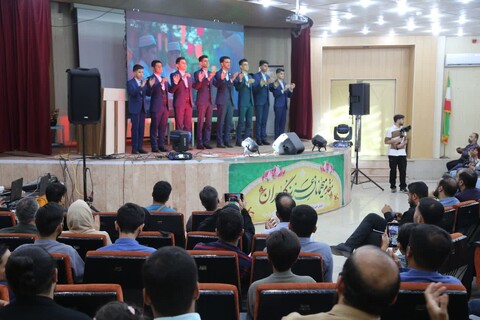 تصاویر/آیین رونمایی از نماهنگ «کوچه غدیر» در اهواز برگزار شد